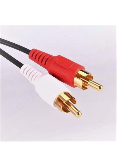 3.5mm Stereo Dişi 2 X Rca Erkek M Ses Kablosu