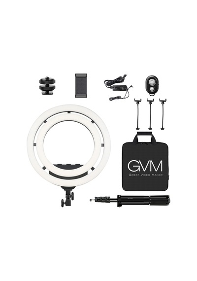 Gvm Ring 18 50w Rgb & Bi-color Led Soft Çift Ring Işık
