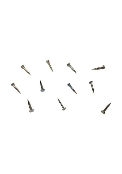 Hubrendy Çer Klips, Menteşe, Ayağı Çivisi 9mm Çelik - Nikel 100gr