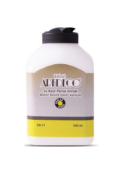 Artdeco Su Bazlı Parlak Vernik  500 ML