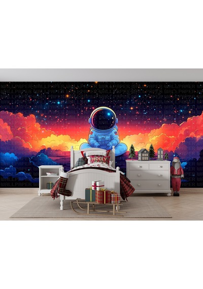 Çocuk Odası Uzay Serisi 27 Çocuk Odası Poster Duvar Kağıdı