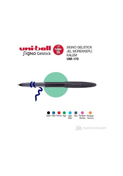 Uni Um-170 Signo Gelstick 07m Siyah Çok Renkli