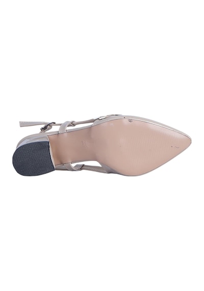 Ayakcenter Byn Ayışığı By27 Krem Rugan Kadın 6cm Topuklu Ayakkabı Krem