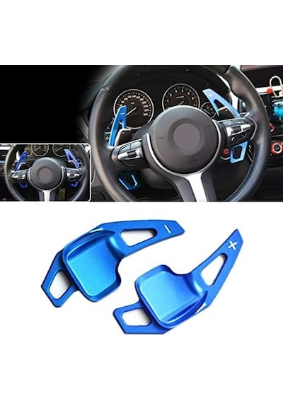Bmw F10 M Direksiyon F1 Vites Kulakçık Paddle Shift Mavi