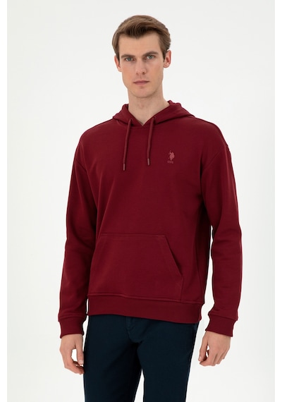 U.s. Polo Assn. Erkek Bordo Sweatshirt 50298271-vr014 Bordo