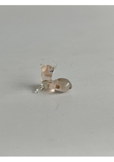 El Yapımı Mini Murano Cam Kedi Biblo A112-05