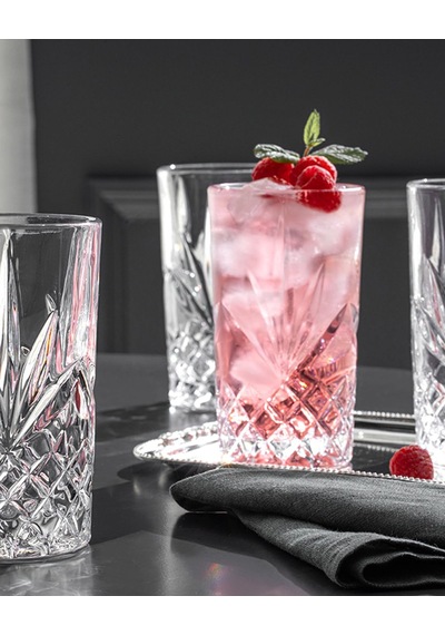 Cosmic Meşrubat Bardağı, Beyaz, 325ml Açık Kırmızı