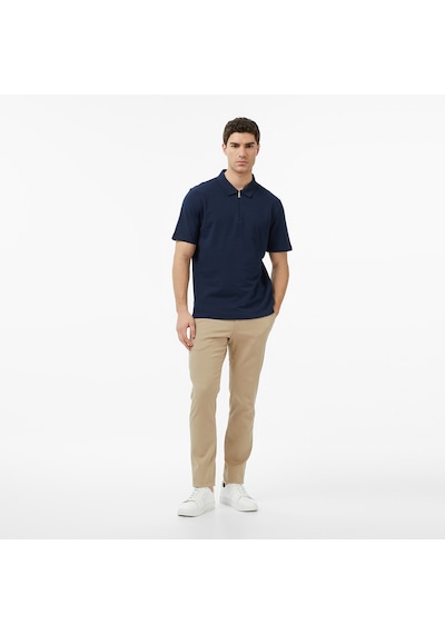 Nautica Erkek Lacivert Regular Fit Çizgili Polo Yaka T-shirt Çizgili K65232t Lacivert