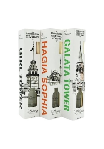 Wilma Secret Bambu Çubuklu Mango Oda Kokusu 50ml - İstanbul Koleksiyon 4 Adet Çok Aromalı