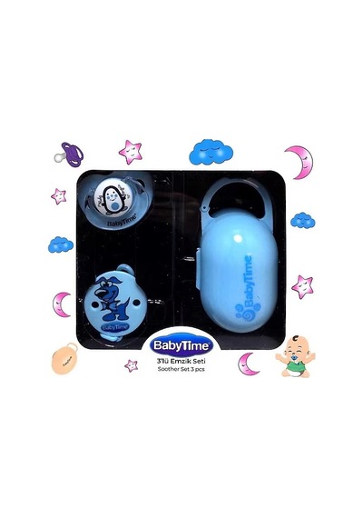 Babytime 3 Lü Emzik Seti Karma Renk Bt511
