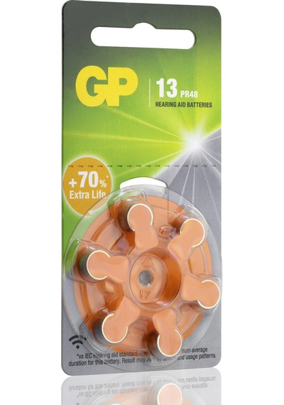 Gp Za13 1.4v Kulaklık Pili 6 Lı Blister Kart