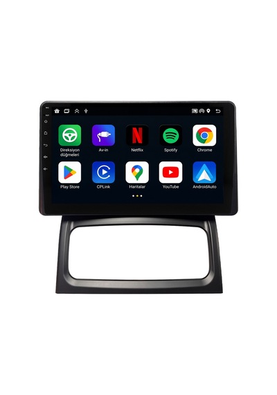 Renault Symbol 2007-2009 Android Multimedya Carplay Android Auto Navigasyon Kameralı 8gb Ram 128gb 9"