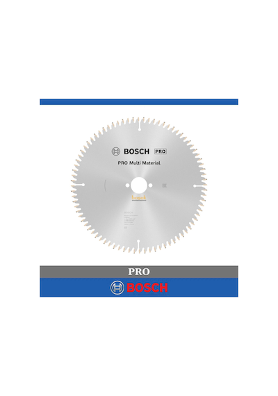 Bosch Pro 250x30 Mm 80 Diş Farklı Malzemeler İçin Daire Testere 2608640516
