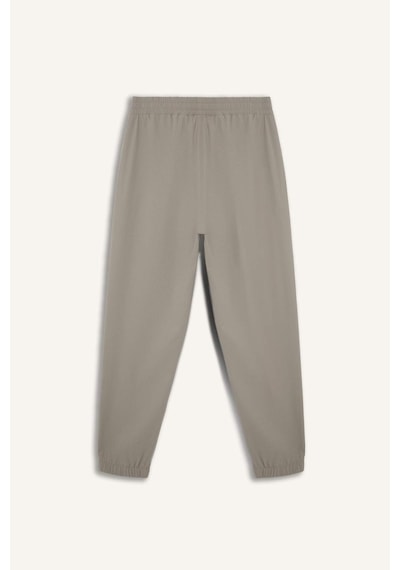 Defacto Defactofit Slim Fit Dar Kesim Fermuar Cepli Dokuma Sporcu Jogger F1288ax25augr317 Gri