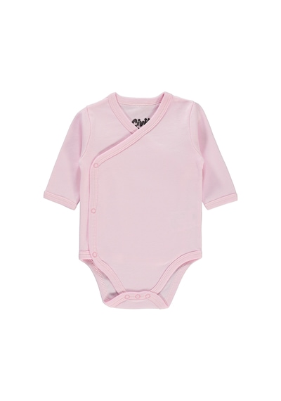 Civil Baby Bebek Kruvaze Yaka Çıtçıtlı Badi 1 6 Ay Pembe 1958700783ss 11 Pembe