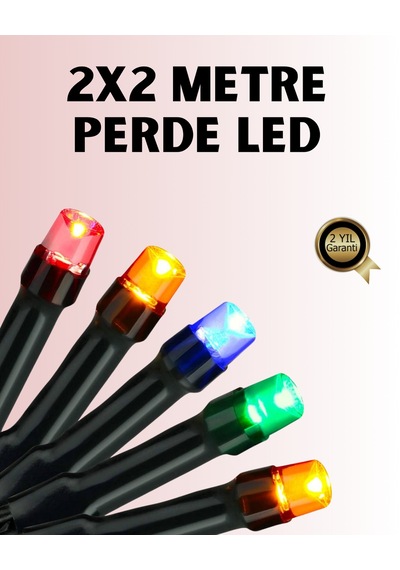 Tek 8 Modlu Zaman Ayarlı Led Perde Işık Bahçe Ve Balkon Dekorasyonu Najmaddin Diğer