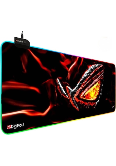 Digipod Gaming Oyuncu Mousepad Rgb Gaming Oyuncu Pad Kaymaz Taban 70 X 30 4mm Kalınlık 70cm X 30cm