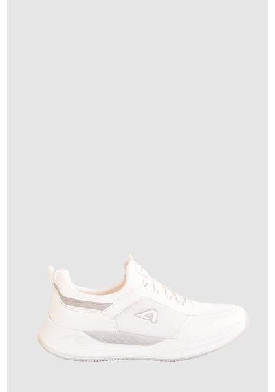 Erkek Casual Rahat Konforlu Bağcıklı Spor Ayakkabı Fileli Terletmez Yüksek Taban Sneaker Beyaz - Gri Erkek Casual Rahat Konforlu Bağcıklı Spor Ayakkabı Fileli Terletmez Yüksek Taban Sneaker Beyaz - Gri