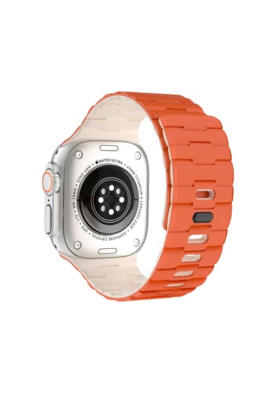 Newface Apple Watch Ultra 49mm Wowen Kordon - Turuncu