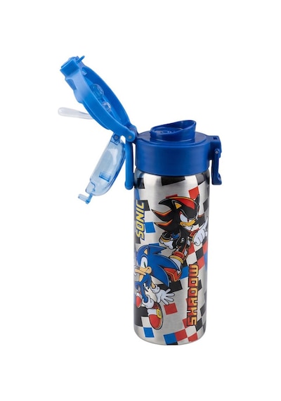 Sonic Çift Fonksiyon Kapaklı Çelik Matara 600ml 3817 Çok Renkli