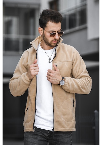 Oksit Freetown Erkek Pro Rüzgar Geçirmez 3 Cepli Outdoor Tam Fermuarlı Polar Ceket 001