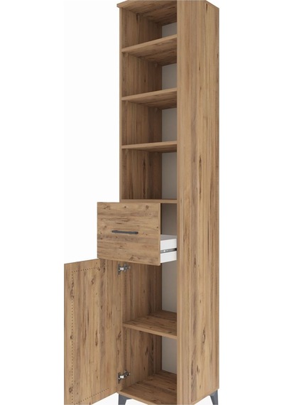 Hyperion Dolap 5 Raflı Tek Çekmeceli Tek Kapaklı 44x44x243 Çam-çam Atlas Çam Hyperion Dolap 5 Raflı Tek Çekmeceli Tek Kapaklı 44x44x243 Çam-çam Atlas Çam