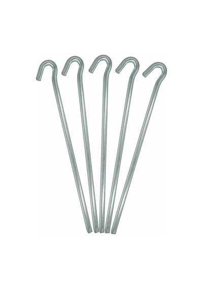10mm 20 Cm Boy 10 Adet Paslanmaz Kaymaz Kancalı Çadır Branda Kazık Demiri 10 Mm X 20 Cm