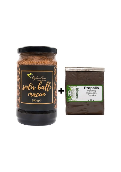 Ayhan Ercan Sedir Ballı Macun 380 G + Biostore Öğütülmüş Propolis 100 G