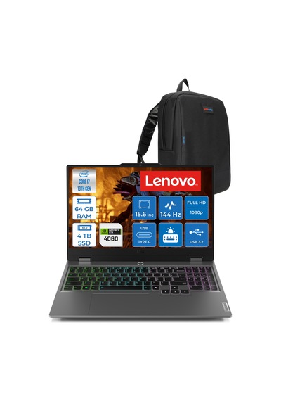 Lenovo LOQ 15IRX9 83DV011HTRF24 i7-13650HX 64 GB 4 TB SSD RTX4060 15.6" Free Dos Dizüstü Bilgisayar + Zetta Çanta