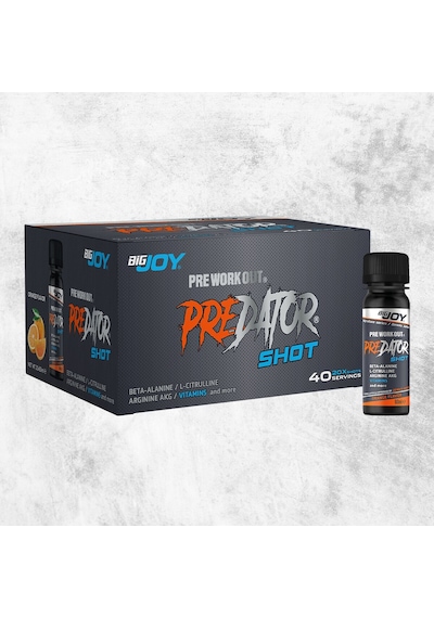 Bigjoy Predator Shot 60Ml - 20 Ampul - Portakal Aromalı