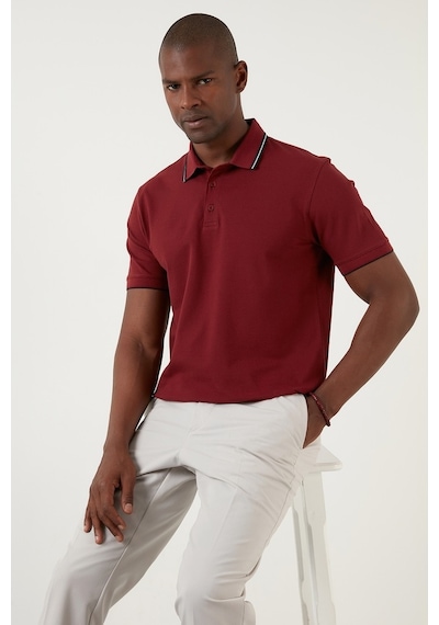 Exxe Erkek Polo Ex661-Bordo
