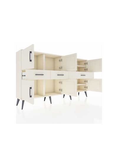 Arges Konsol 5 Raflı 3 Çekmeceli 8 Kapaklı 176x30x99 Aytaşı-aytaşı Aytası - Aytası Arges Konsol 5 Raflı 3 Çekmeceli 8 Kapaklı 176x30x99 Aytaşı-aytaşı Aytası - Aytası