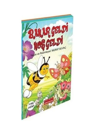 Bahar Geldi Hoş Geldi Bal Arısı Vızdık Serisi Seti - 3 Kitap Takım 7+ Yaş - Murat Sevinç - Bordo Ressam
