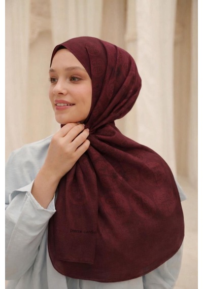 Pierre Cardin Lyocell Naia Rivela Şal 6080200-942 Bordo-942 Bordo-942