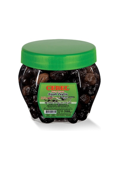 Cebel İri Taneli Siyah Zeytin Pet 500 G