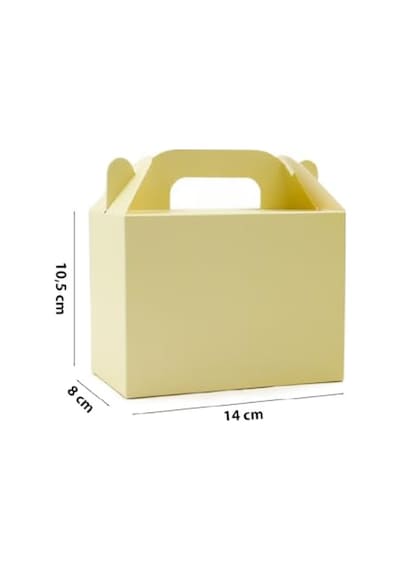 10x14 Cm Karışık Renk El Geçme Hediye Kutusu 3'lü Set