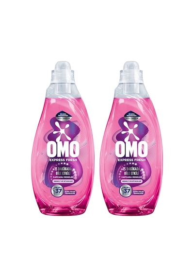 Express Fresh Capcanlı Renkler Renkli Ve Siyahlar Sıvı Çamaşır Deterjanı 1480 Ml X2