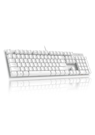 Magegee Mk-storm 104 Tuş Blue Switch Kablolu Türkçe Q Beyaz Gaming Klavye