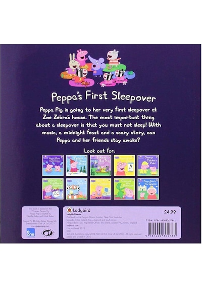 Peppa Pig: Peppa's First Sleepover - Peppa Pig - Ladybirds