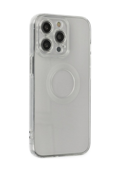 Apple iPhone  Uyumlu,  13 Pro Kılıf Santa Lens Silikon - Şeffaf