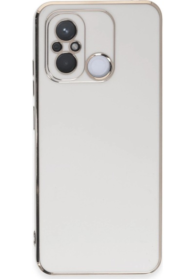 Mey İthalat Redmi 12c Kılıf Volet Silikon - Beyaz