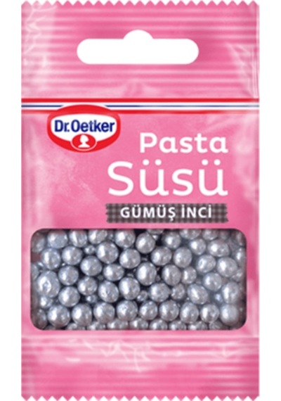 Dr.Oetker Pasta Süsü Gümüş İnci 10 G