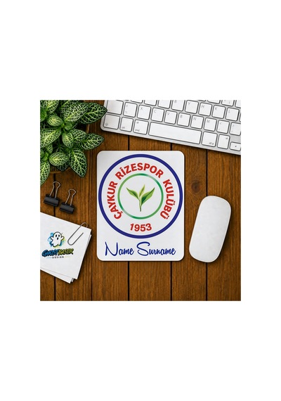 Kişiye Özel Rizespor Baskılı Oyuncu Mousepad 0165