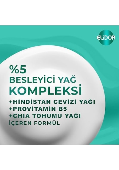Elidor 7/24 Belirgin Bukleler Saç Bakım Kremi 240 Mililitre