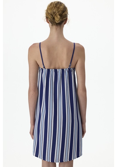 Penti Lacivert Vacation Striped Gecelik