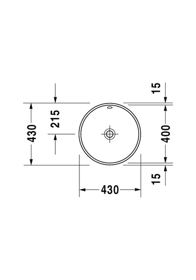 Duravit Archıtec Lavabo 400 MM Cap 0468400000