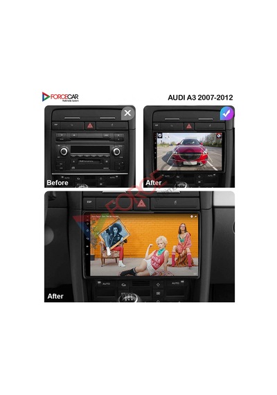 AUDİ A3 ANDROİD MULTİMEDYA  2_32 KABLOSUZ CARPLAY