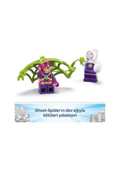 LEGO® Marvel Ağaç Ev Karargahında Spidey ve Gobby'nin Raptor Savaşı 11200 - 4 Yaş ve Üzeri Çocuklar için Oyuncak Yapım Seti (143P)