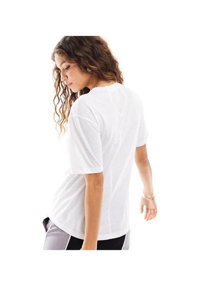 Nike Jordan Diamond Jumpan Women S Loose Fit Top T-shirt Kadın Bol Kalıp File Detaylı Tişört Beyaz