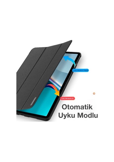 Dux Ducıs Huawei Uyumlu Matepad T8 - C3 Mıknatıslı Kılıf Domo Series - Siyah (259952035)